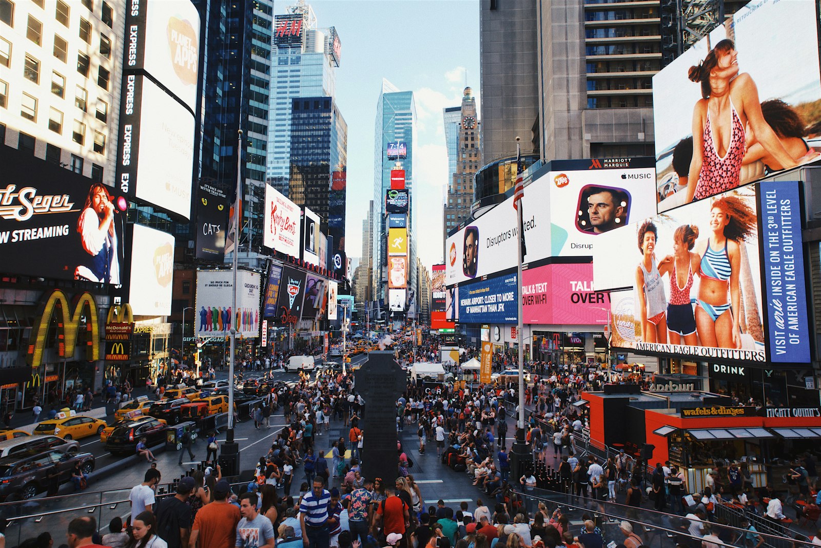 Advertising in Times Square, New York