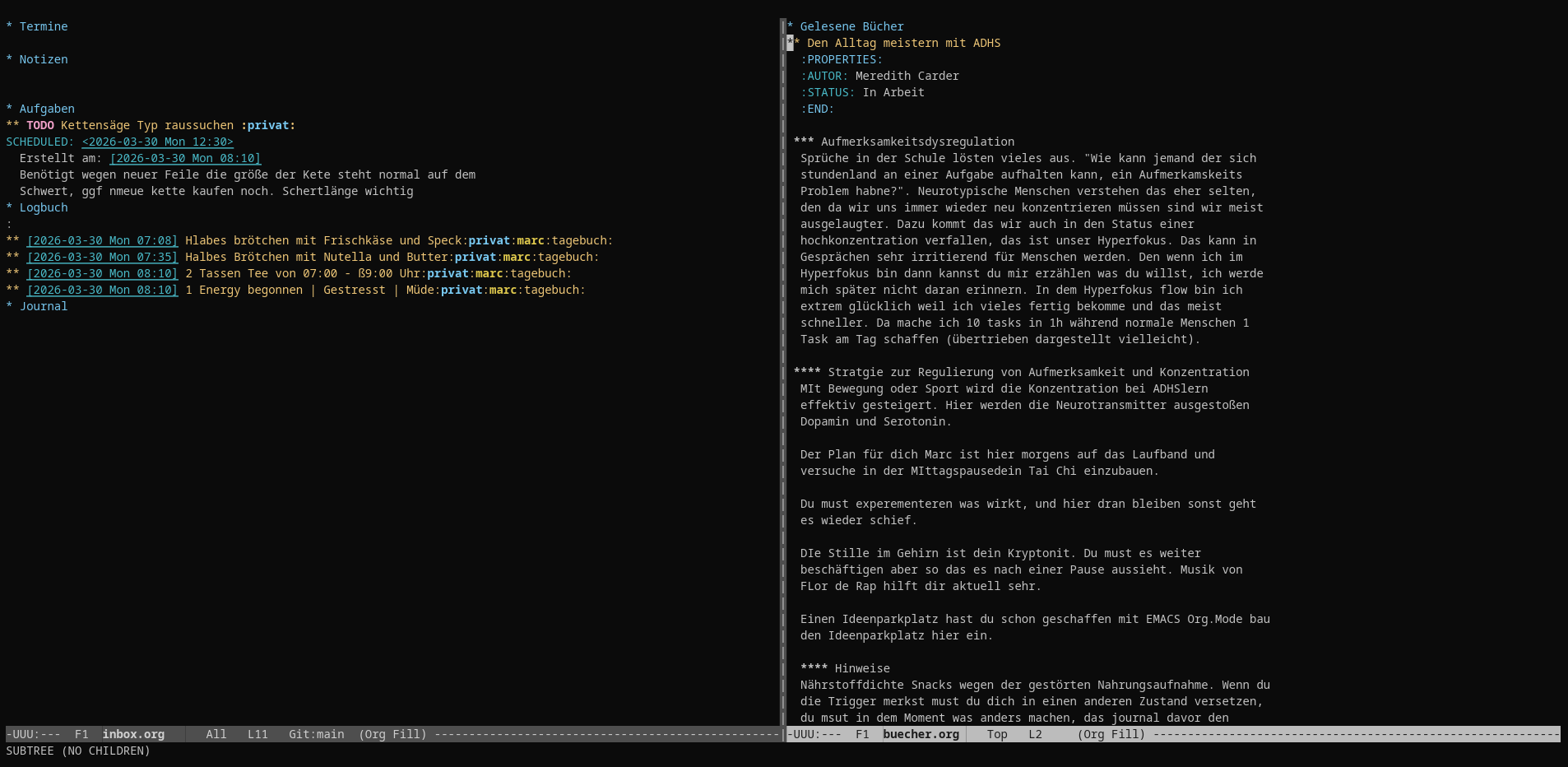 Org-Mode Struktur - Die Kraft der Sterne