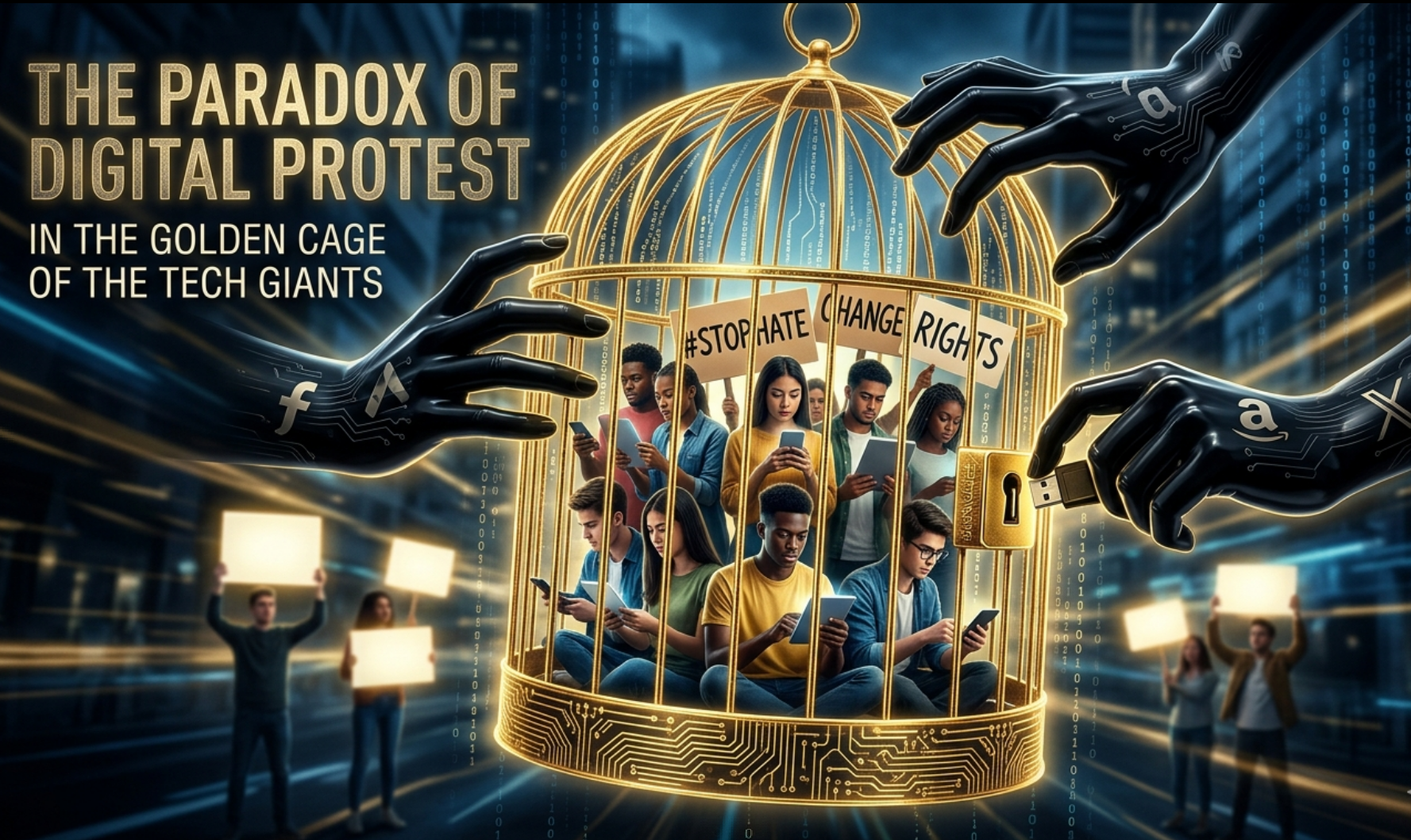 The paradox of digital protest: in the tech giants' golden cage